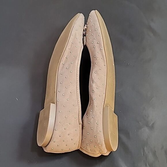 REPORT STUDDED ROUND TOE SLIP-ON WOMEN"S BALLET FLATS SHOE - Picture 12 of 14